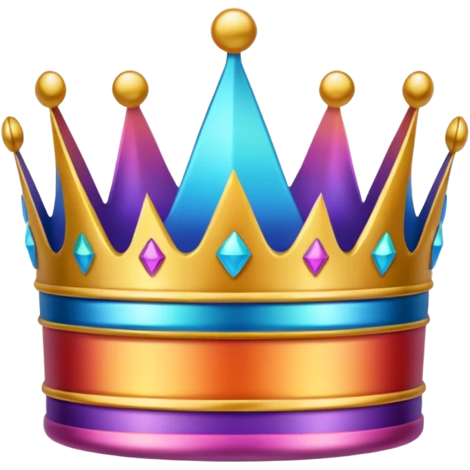 gradient crown emoji