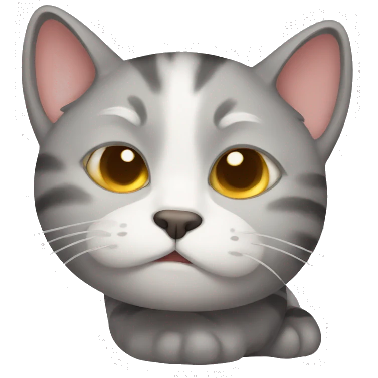Tired cat emoji