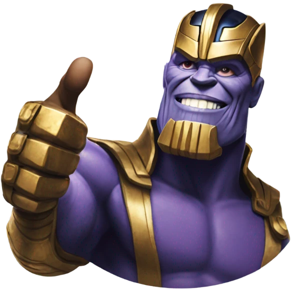 Thanos THUMB UP emoji