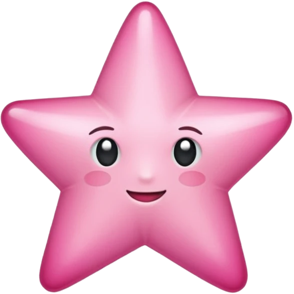 estrella rosa emoji