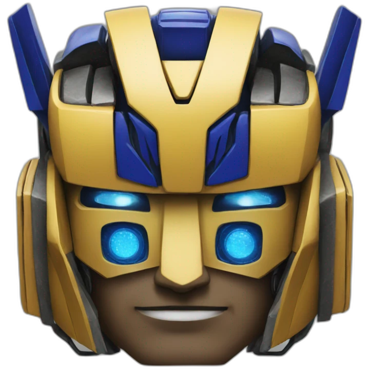 Transformer face emoji