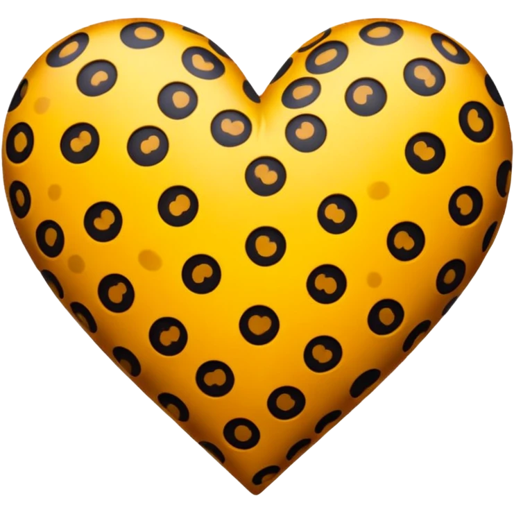 Leopard heart emoji