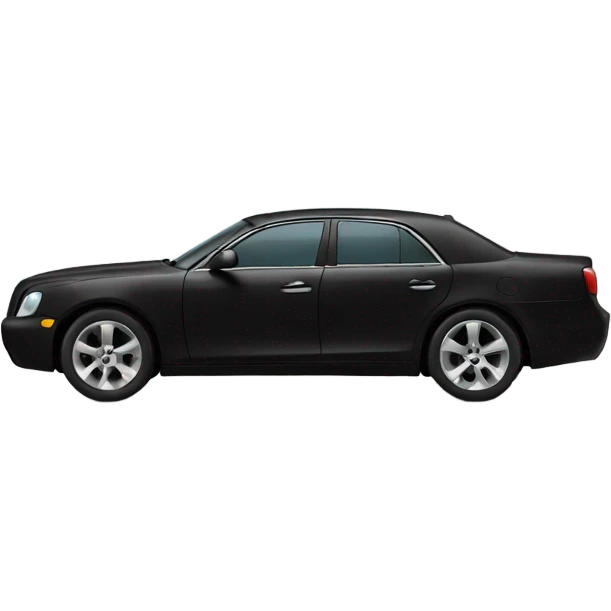 Big black car emoji