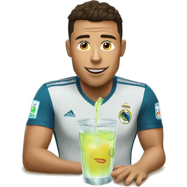 ronaldo drink water emoji