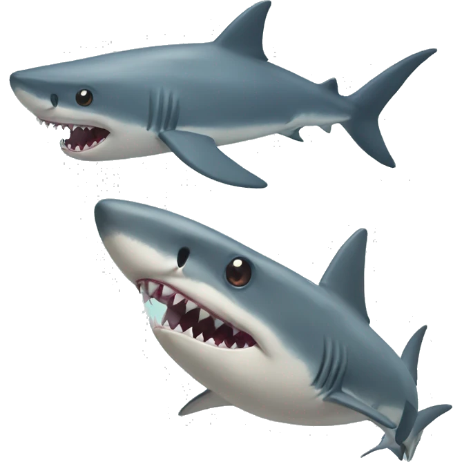shark head emoji