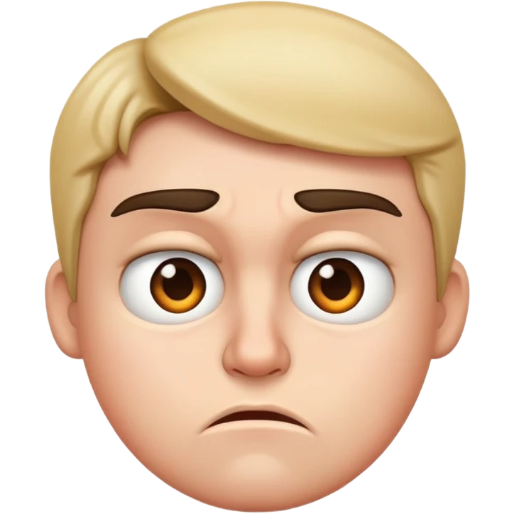 annoyed face emoji