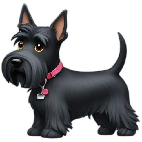 scottish-terrier-dog-walking emoji