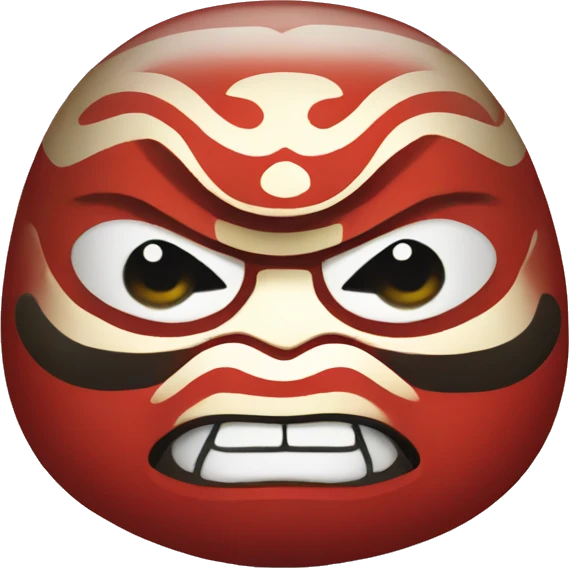 Japanese Daruma doll emoji