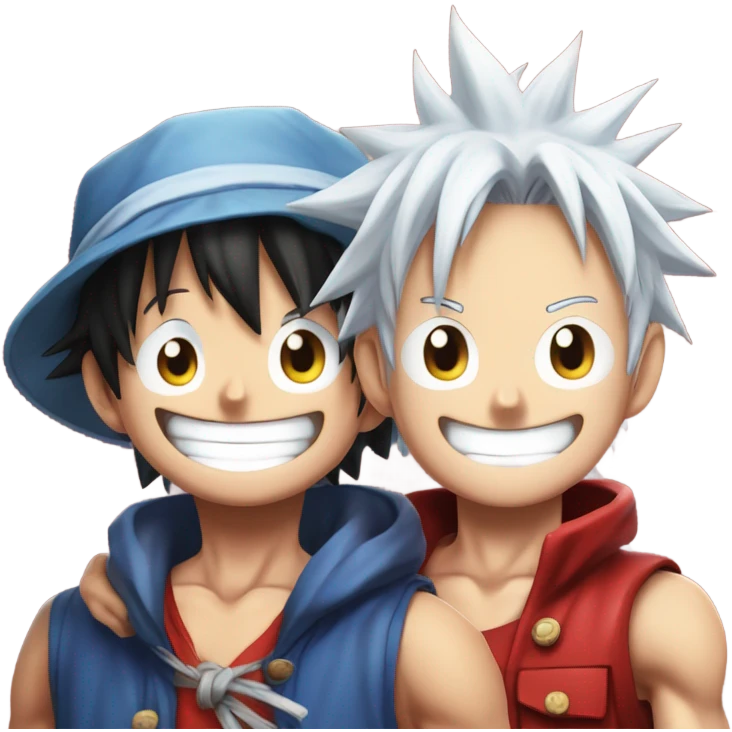 Luffy with kirua  emoji