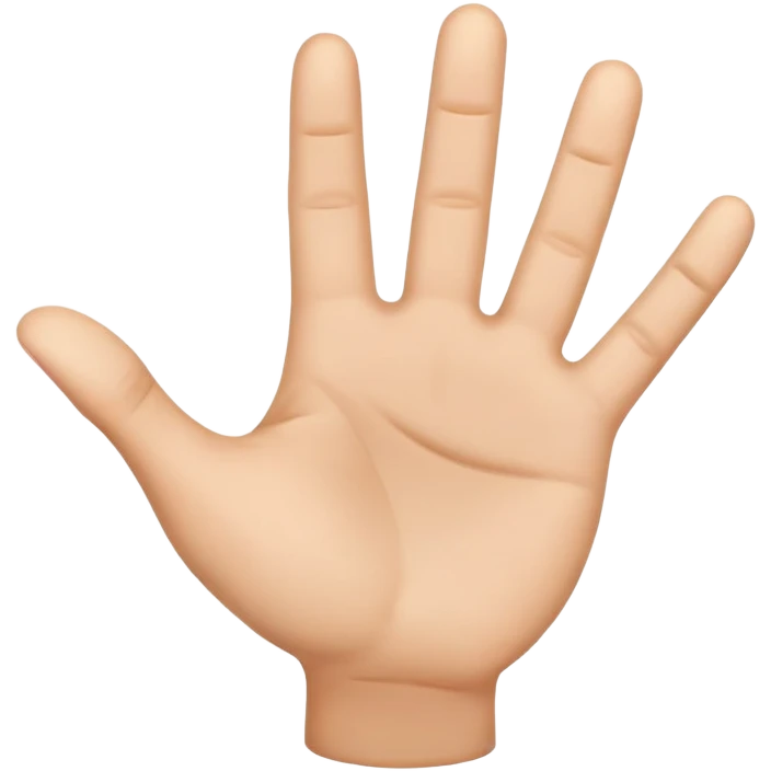 Mohl by si mi vytvořit emoji ve Apple stylu kde je natažený malíček, prostředníček a palec, zatímco ukazováček a prsteníček jsou ohnuté emoji