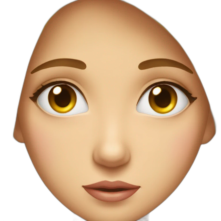 Fille etoile dans les yeux emoji