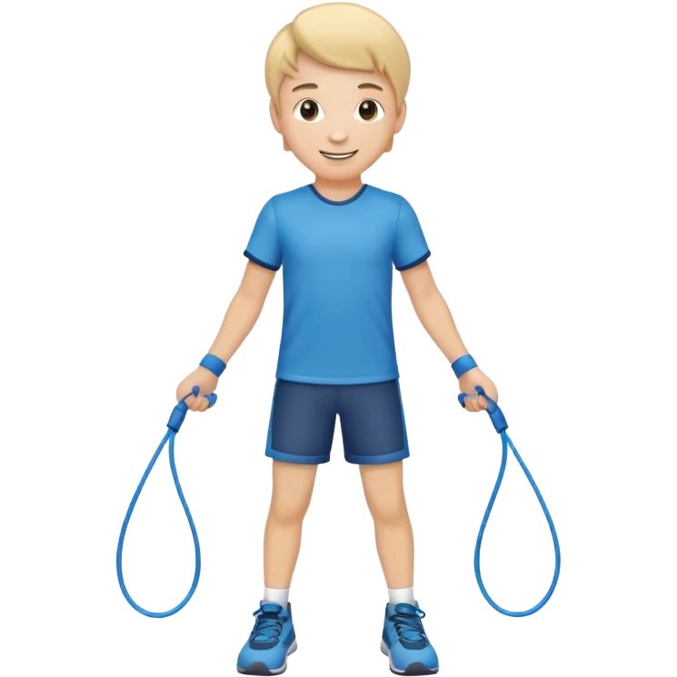 Boy with Skipping Rope emoji