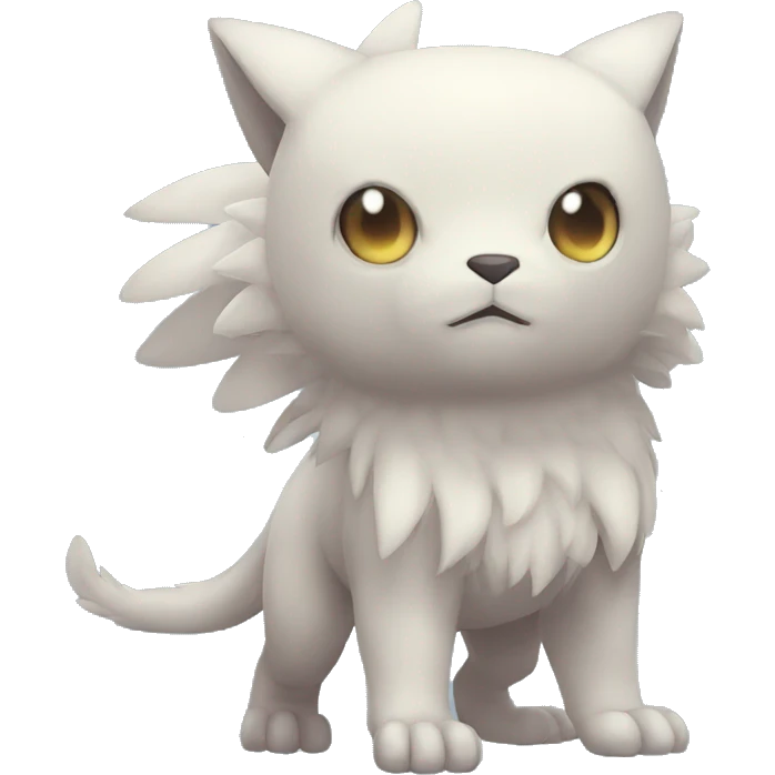 cute cool Digimon-Fakemon-animal full body emoji