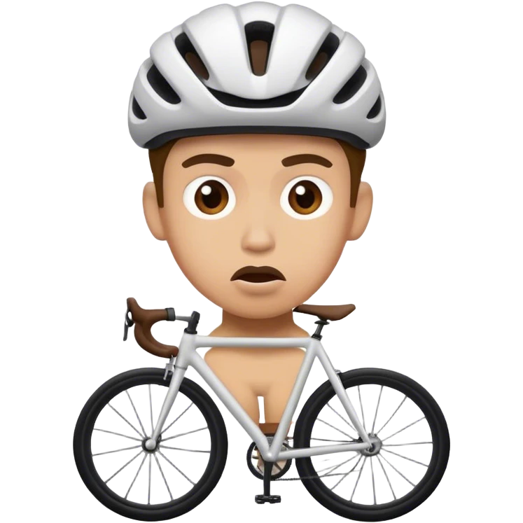 Ciclista frastornato  emoji