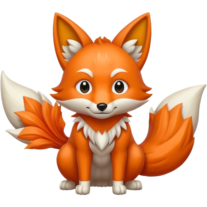 seven tailed fox emoji