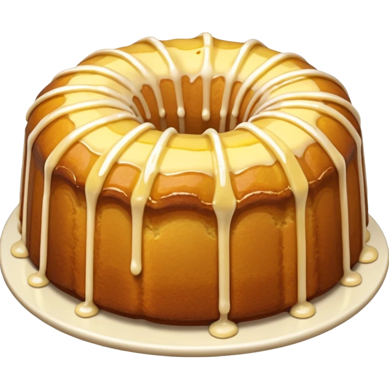 pound cake with lemon glaze emoji