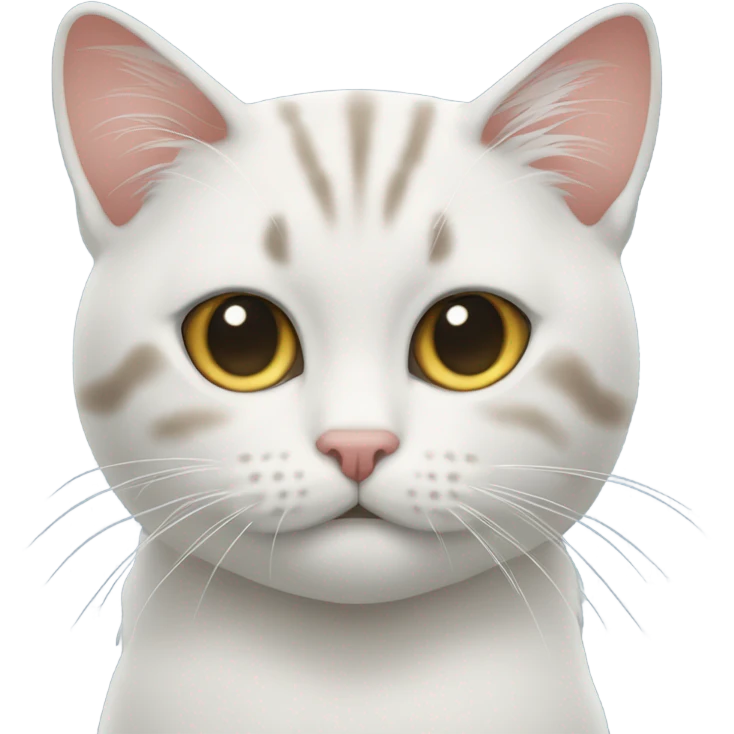 青い肌、猫、片目から涙を流している emoji