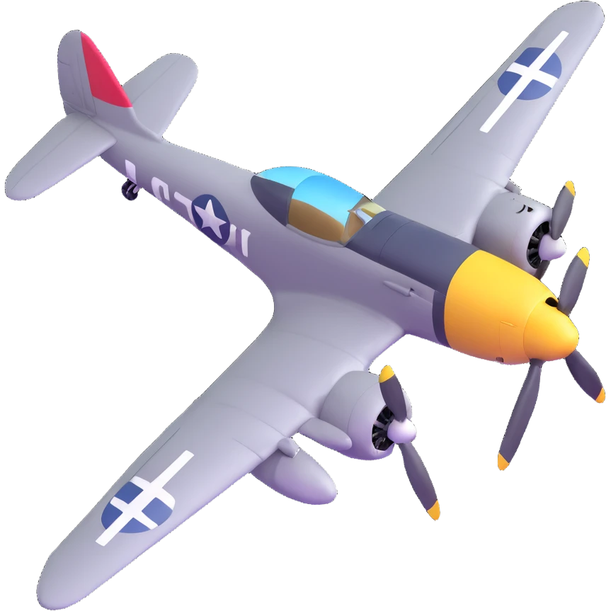 WW2 fighter aircraft emoji