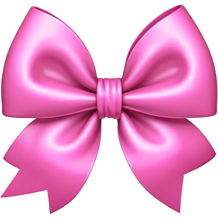 Pink bow  emoji