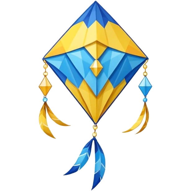 diamond type kite emoji