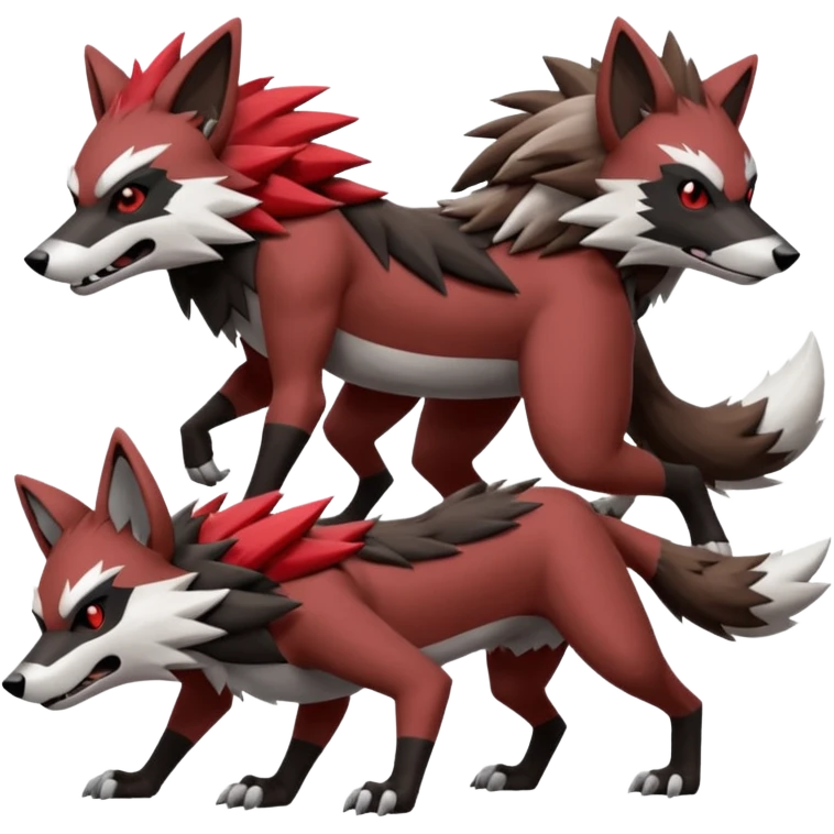 Obstagoon-Zigzagoon-Lycanroc-fusion emoji