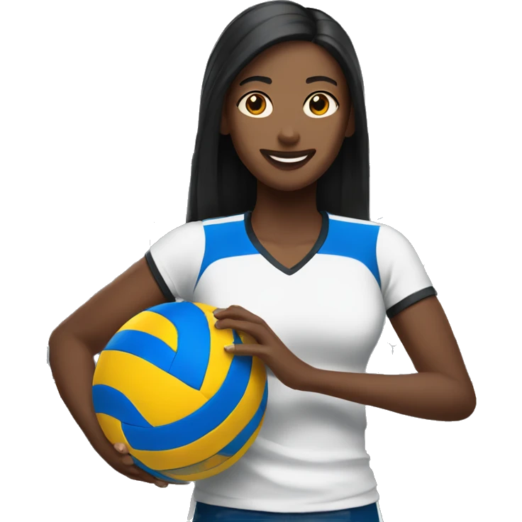 Me playing volleyball  emoji