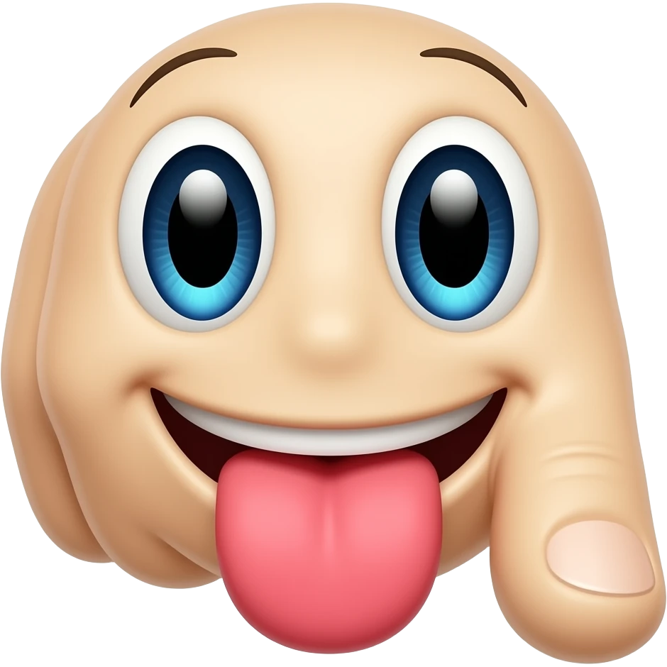 Mach vor dem mun diesen emojies 😝 eine hand die piec zeigt emoji