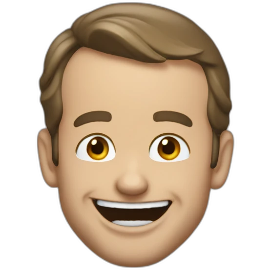 macron giggling emoji