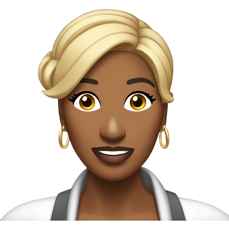 Nene Leakes shrugging her shoulders emoji