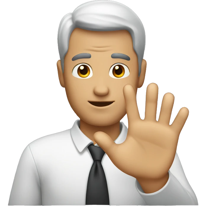 man with ok hand emoji