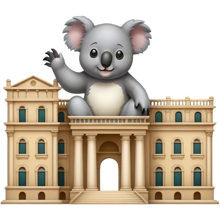 Koala building palazzo emoji