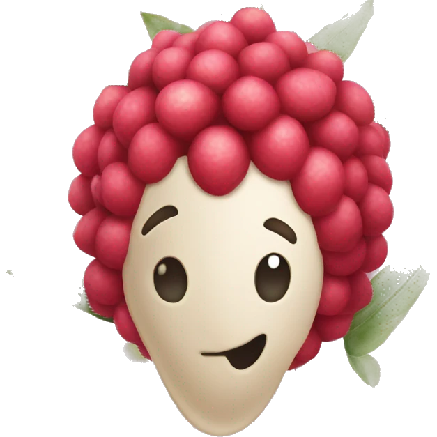 spike lychee  emoji