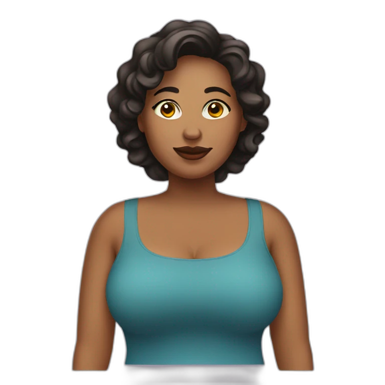 plus size woman emoji