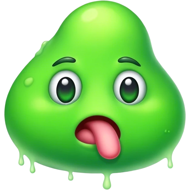 A stinky blob with a nose emoji