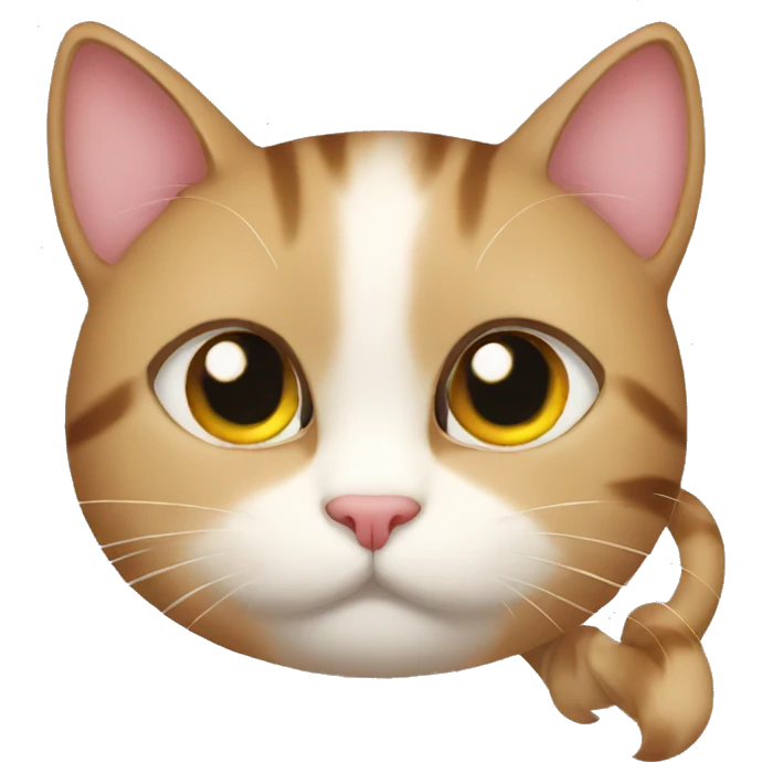 shy cat emoji