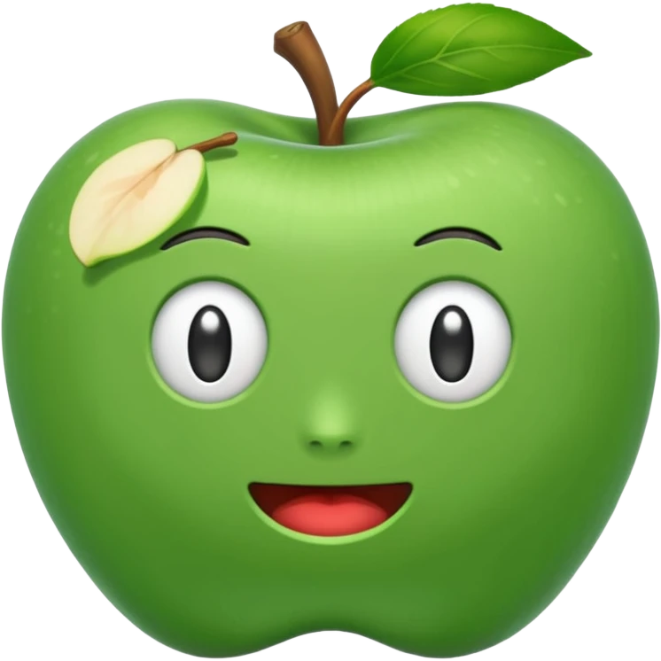 Hauru from Howl's Moving Castle as a simplified apple style emoji emoji