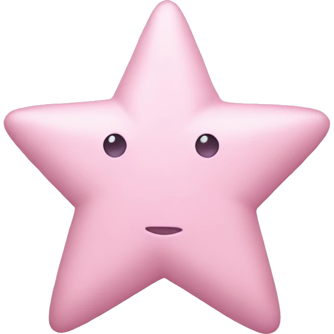 pastel pink star emoji