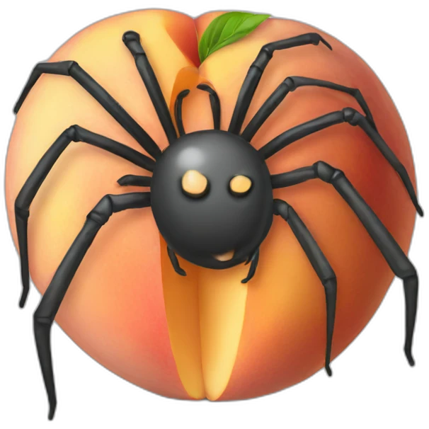 peach-SPIDER emoji