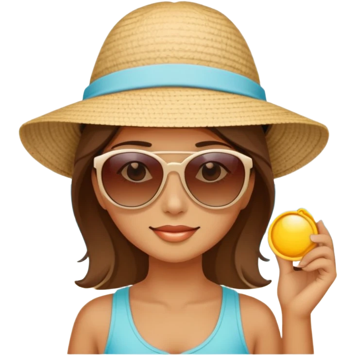 girl on the beach emoji