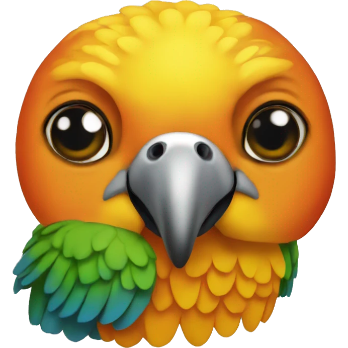 Sun conure bird emoji