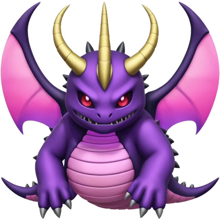 Pokemon legendary purple and pink Giratina emoji