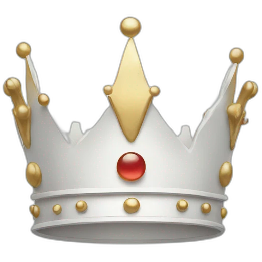 White Crown emoji