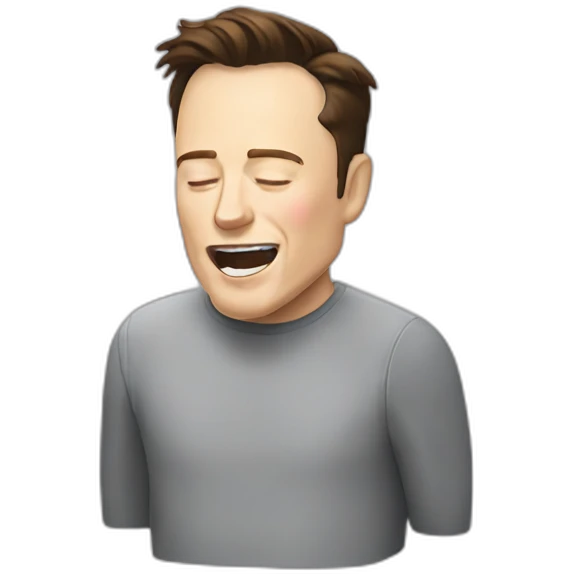 Elon Musk qui dort emoji