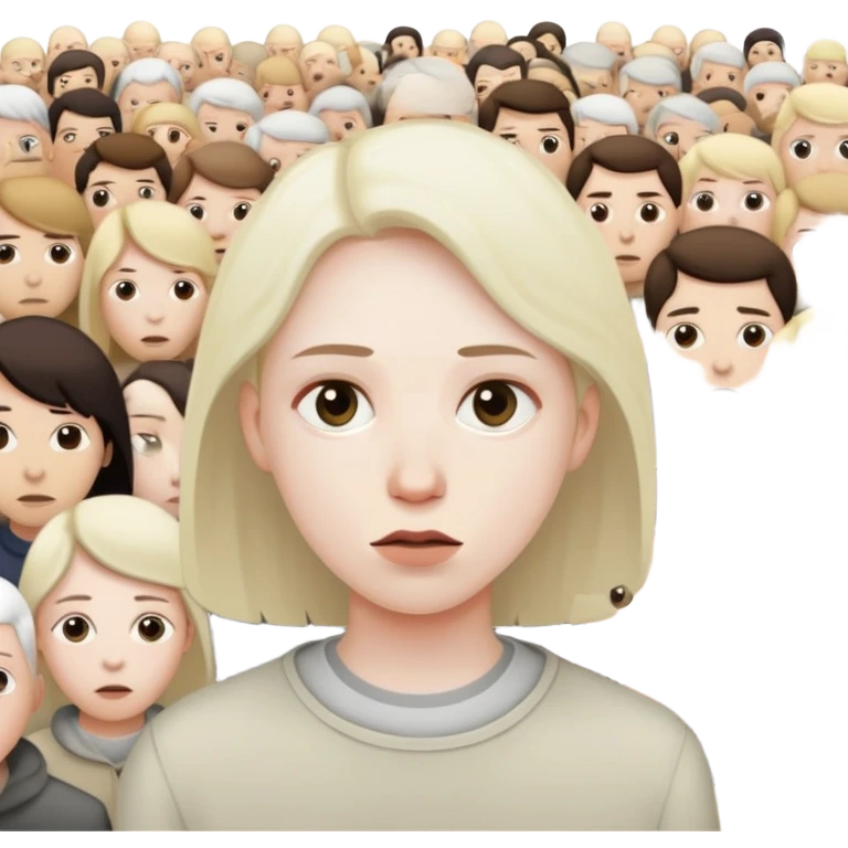 Muted presence + lost in crowd emoji