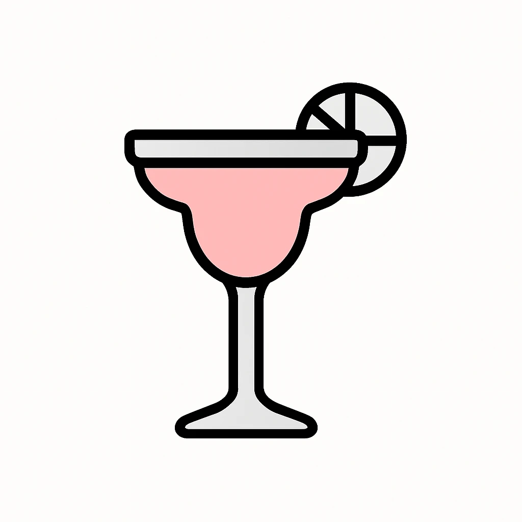 margarita in a margarita glass emoji