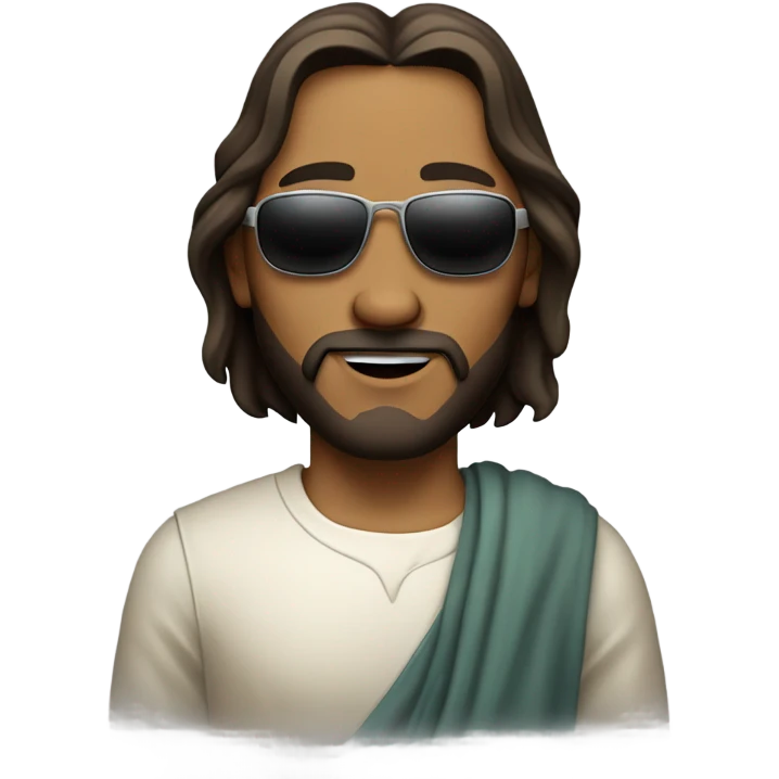 cool jesus emoji