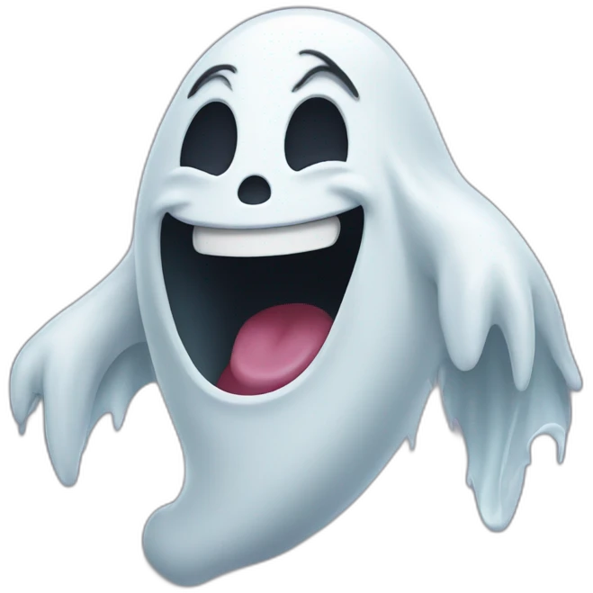 laughing ghost emoji
