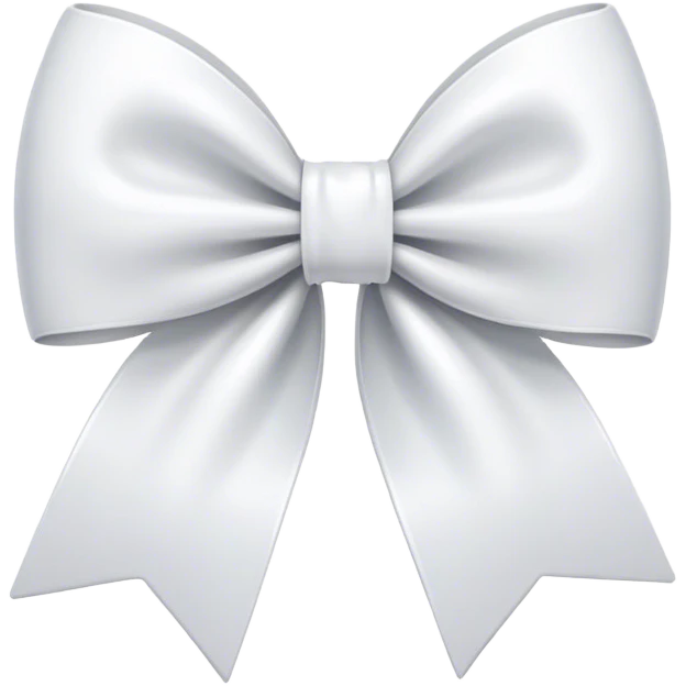 white bow emoji