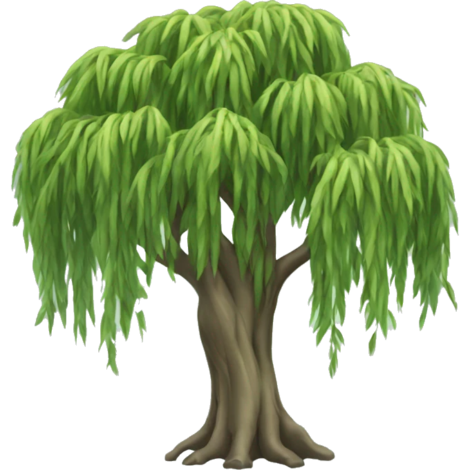 weeping willow tree emoji
