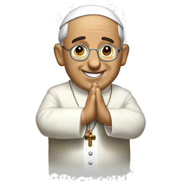 Papa Francisco Rezando emoji